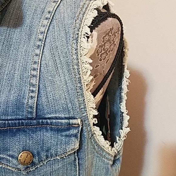 Current Elliott Sleeveless Snap Jacket Sz. S - Picture 3 of 8